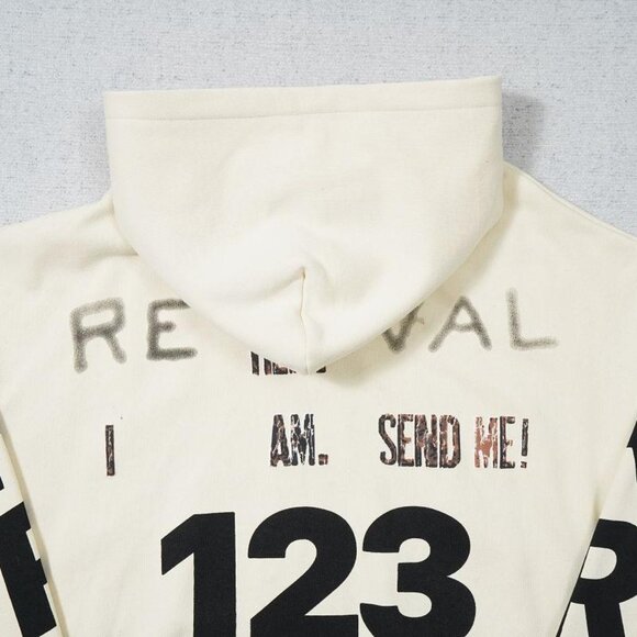 FEAR OF GOD x RIVINGTON ROI REBIS Monogram Cream Hoodie - Picture 7 of 7